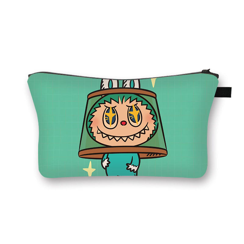 Labubu cosmetic bag portable toiletry bag