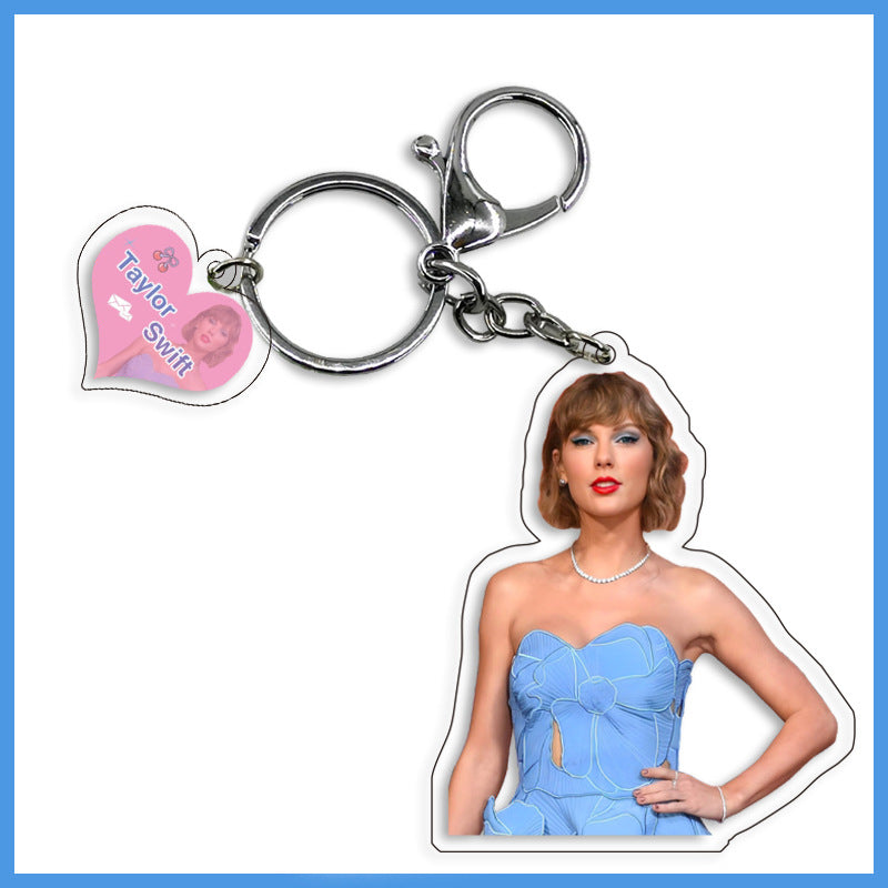 Taylor Swift pendant keychain Swiftie gifts