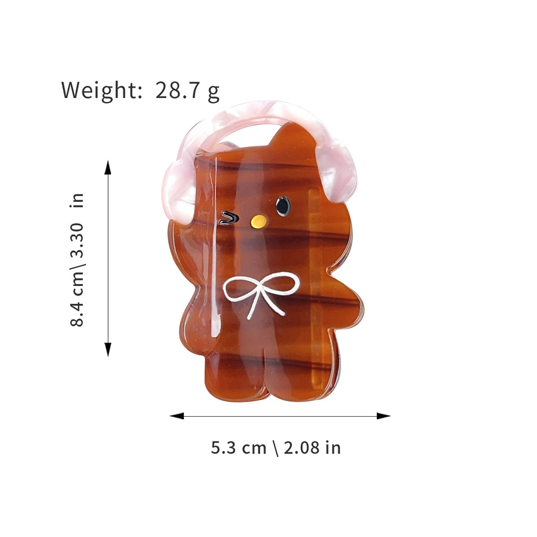 Creative cute pet hair claw clip Childish hair clip