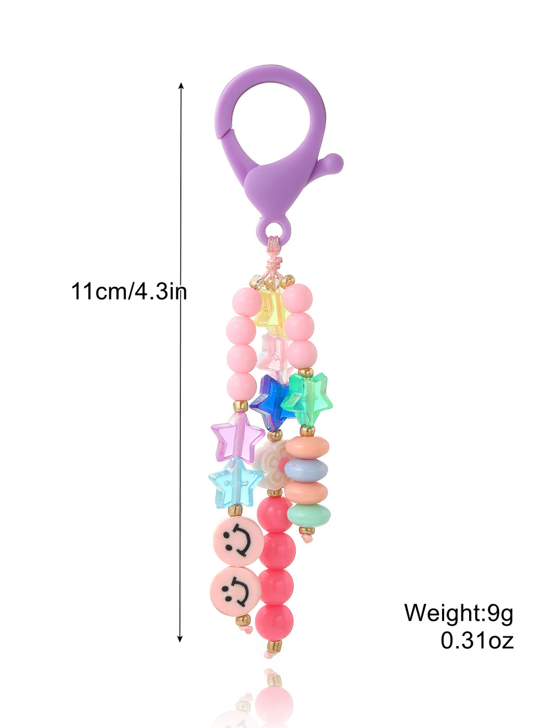 Smiley face LOVE letter pendant gift for best friends