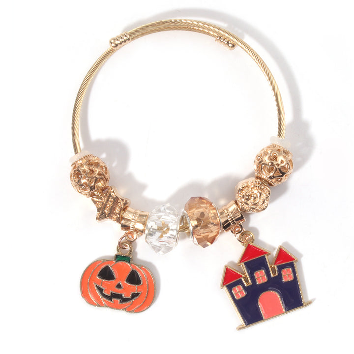 Halloween DIY beaded bracelet holiday gift