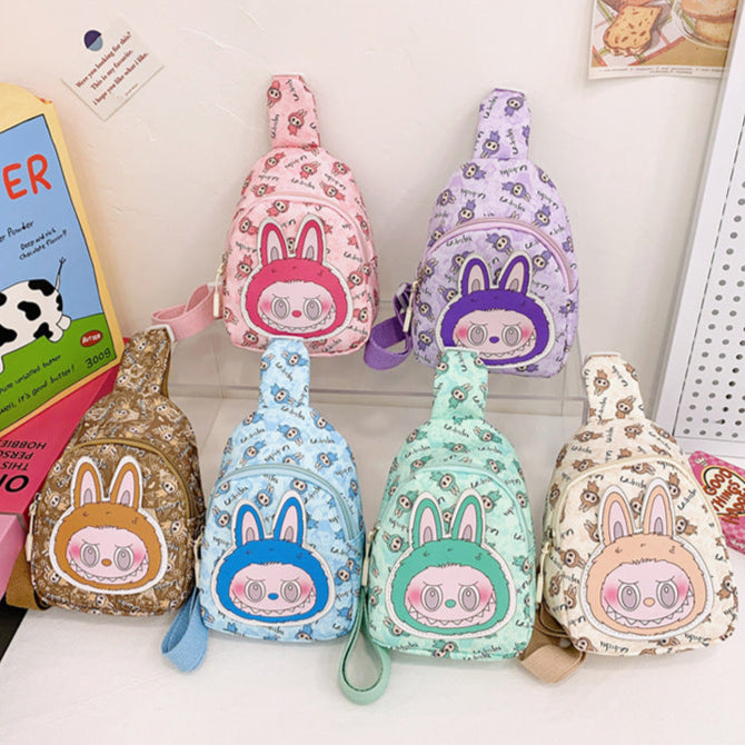 Children's Labubu chest bag cartoon labubu crossbody bag