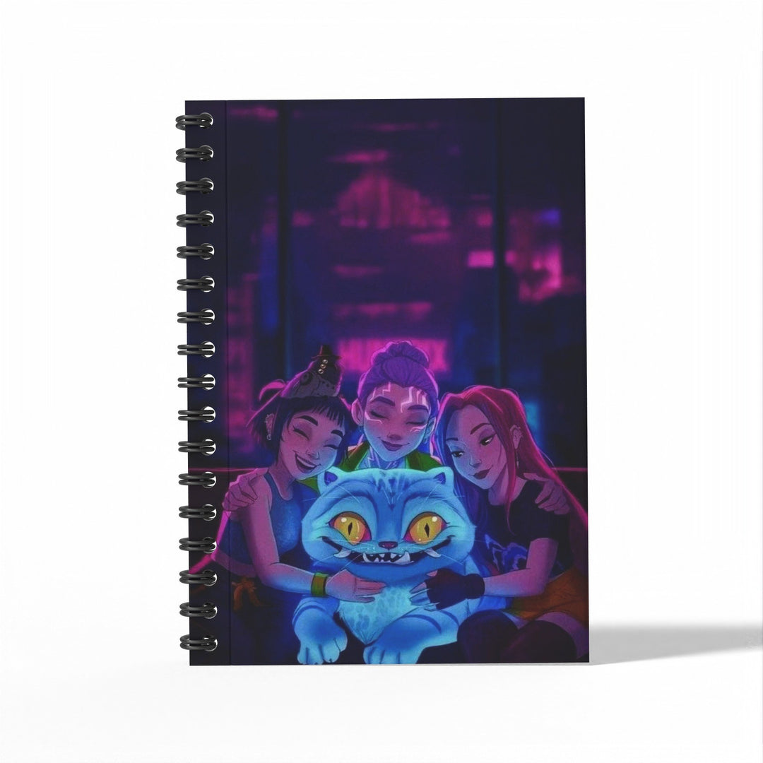 Kpop Demon Hunters coil notebook