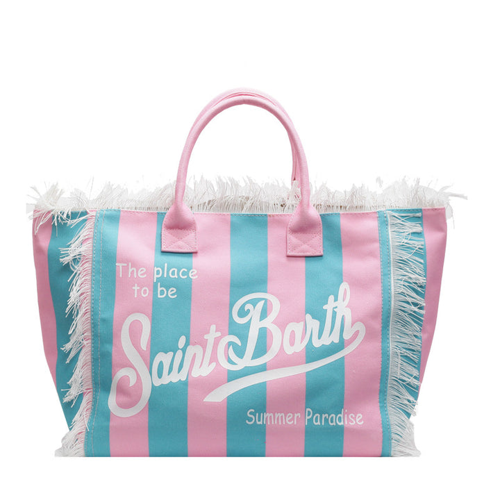 Tassel large-capacity beach handbag shoulder bag