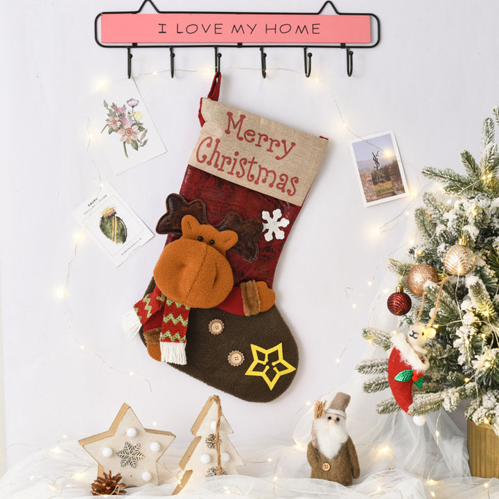 Large Christmas socks Santa Claus gifts bags