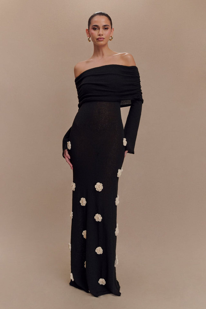 Flower knitted Beach dress swimsuit cover up