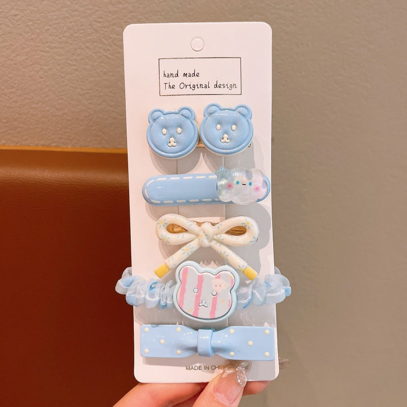 Summer fresh sweet girls hair clip sets