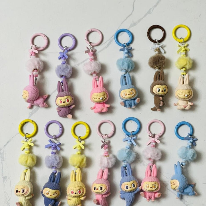 LABUBU Lazy Yoga Series Keychain Blind Box