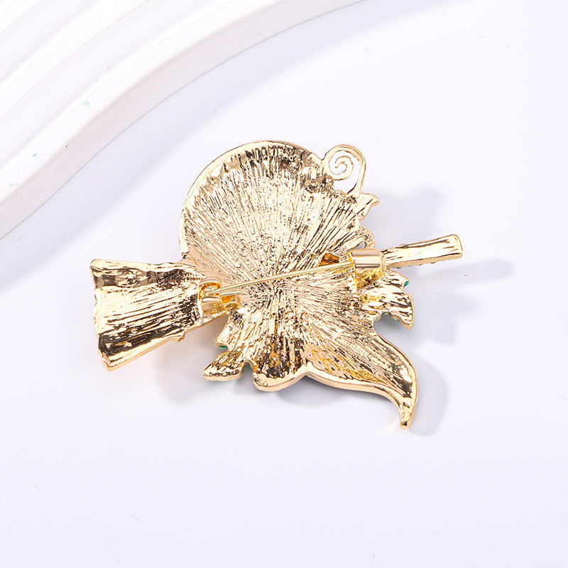Halloween magic witch pumpkin brooch halloween gifts