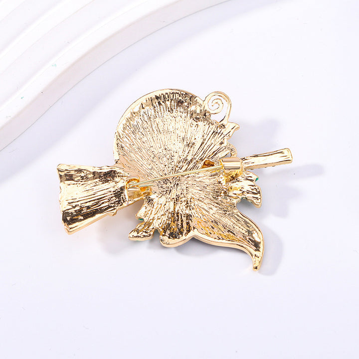 Halloween magic witch pumpkin brooch halloween gifts