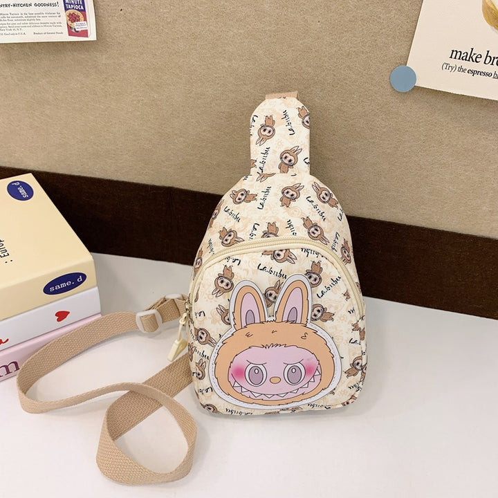 Children's Labubu chest bag cartoon labubu crossbody bag