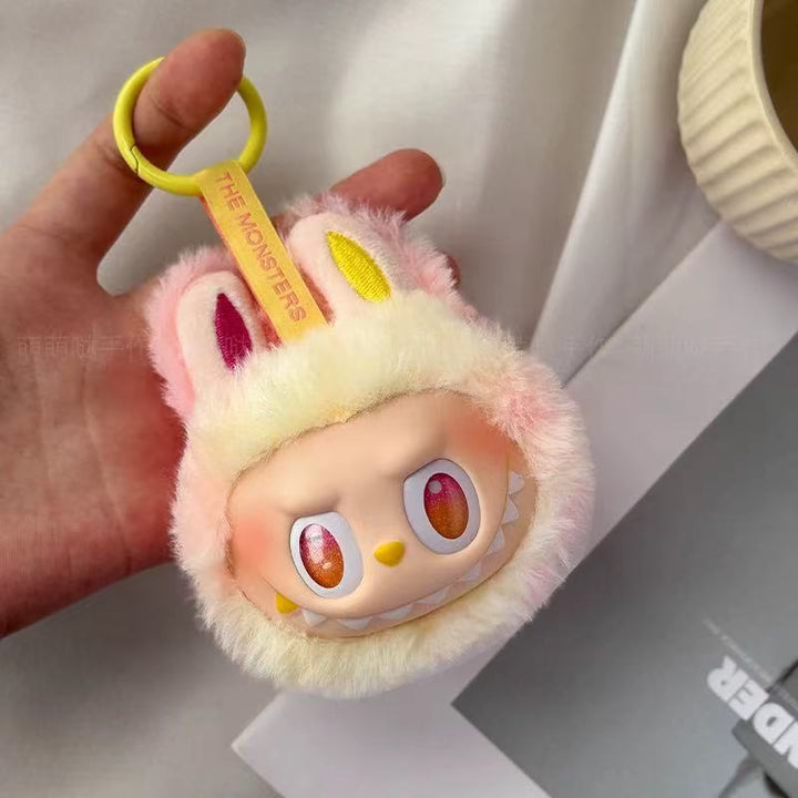 Plush Labubu keychain creative bag pendant small gifts