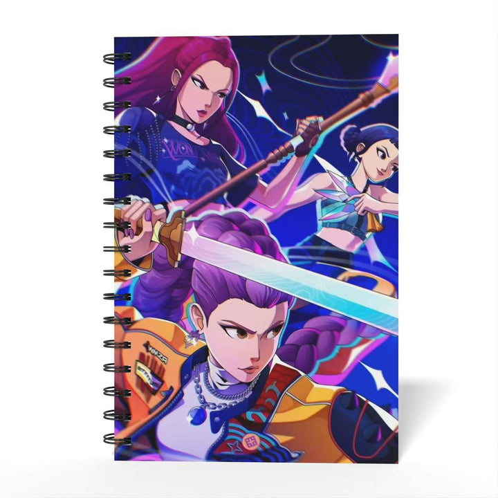 Kpop Demon Hunters coil notebook