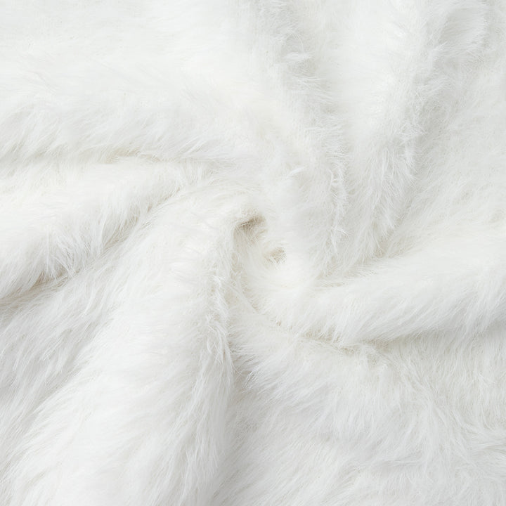 White furry sweater&skirt 2pcs set sweater suit for women