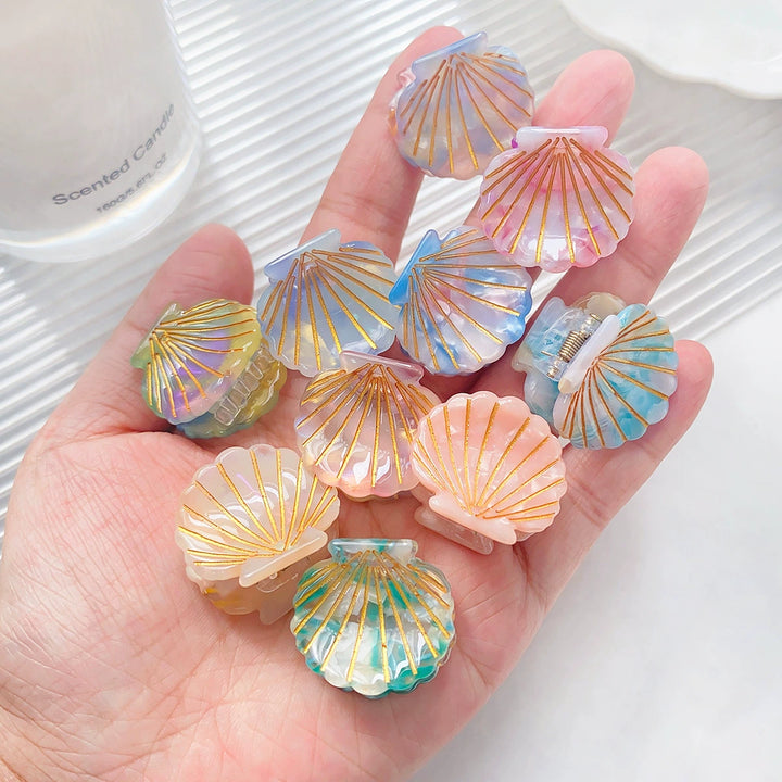 Seaside Shell shape mini hair clip