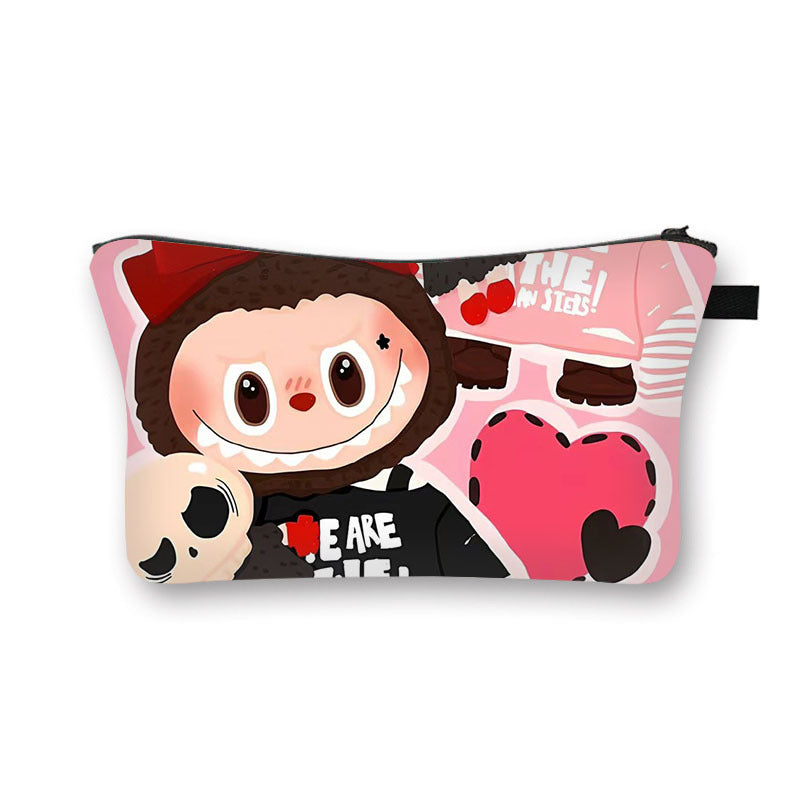 Labubu cosmetic bag portable toiletry bag