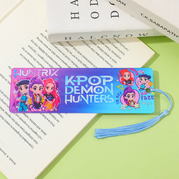 KPOP demon hunters Acrylic bookmarks student gifts