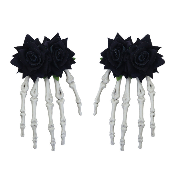 Halloween Skeleton Hand Hair Clip Halloween Party hair accessories
