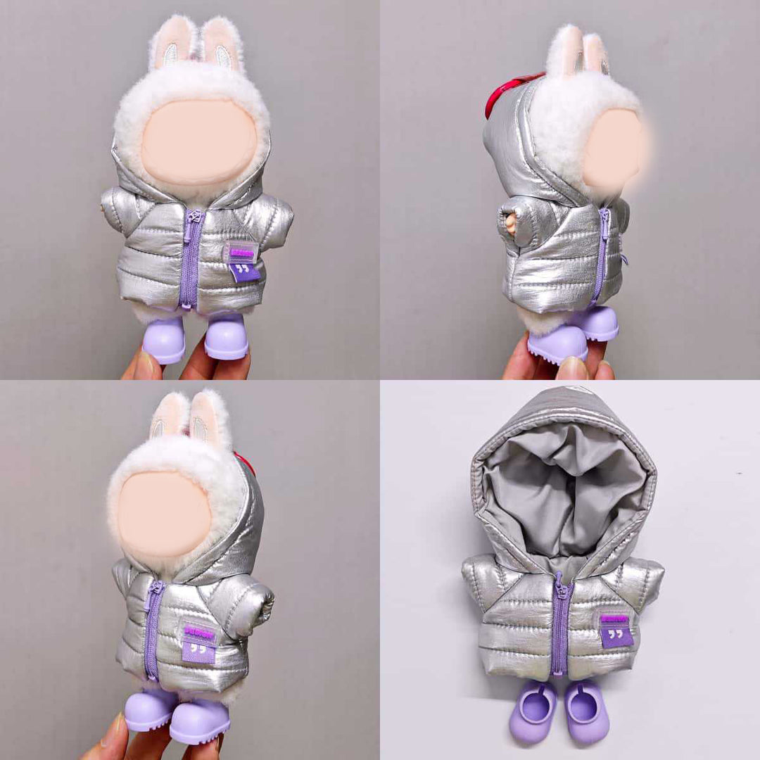 17cm dolls warm down jacket doll clothes