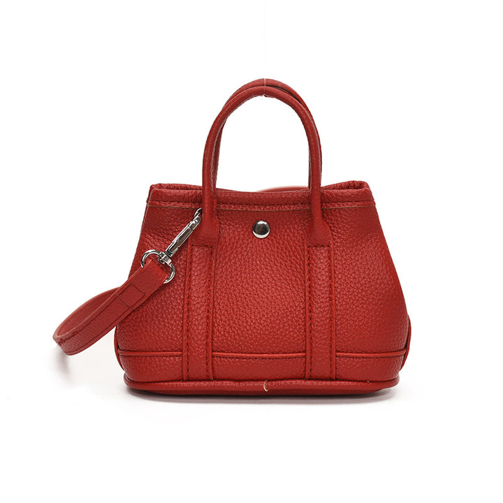 Fashion bucket bag contrast color mini crossbody bag