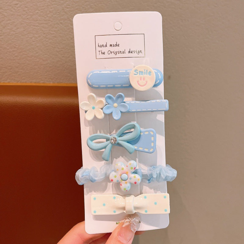 Summer fresh sweet girls hair clip sets