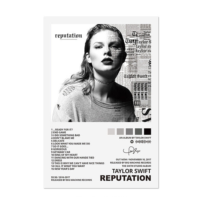 Taylor Swift album cover poster Swiftie gifts