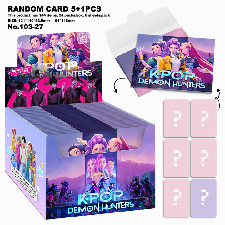 KPop Demon Hunters Lomo Card blind box-24packs
