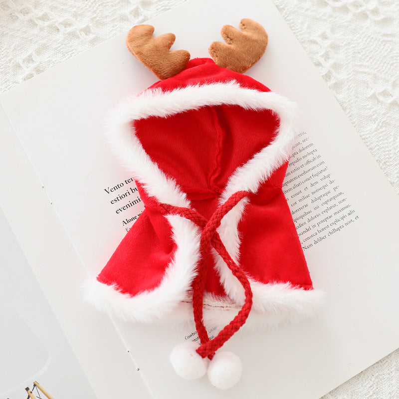 Labubu Christmas Elk Cape dolls Xmas clothes