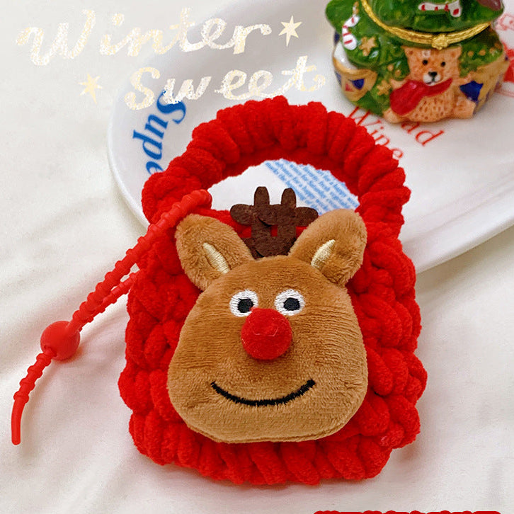 Christmas mini Coin Purse Storage Bag Pendant Gift