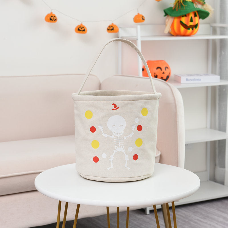 Halloween large capacity candy basket for kids