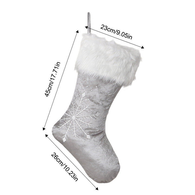 2026 Embroidered Christmas Stocking Knitted Family Stocking with Name