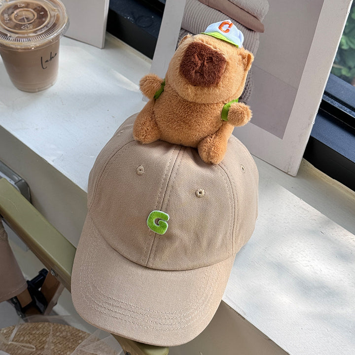 Capybara funny baseball cap parent-child baseball cap