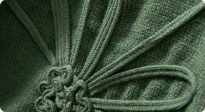 Embroidered knitted vest sleeveless sweater top for women