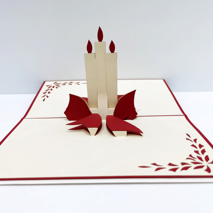 3D Christmas Holiday Greeting Cards Christmas Gift Card