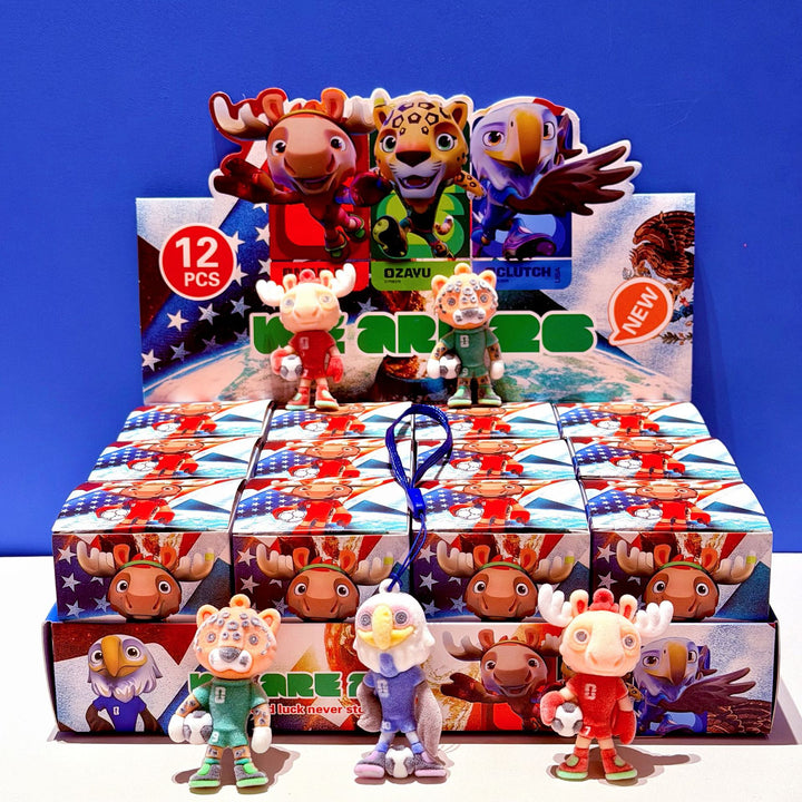 2026 FIFA World Cup mascots dolls pendant  souvenir Blind Box-12pcs