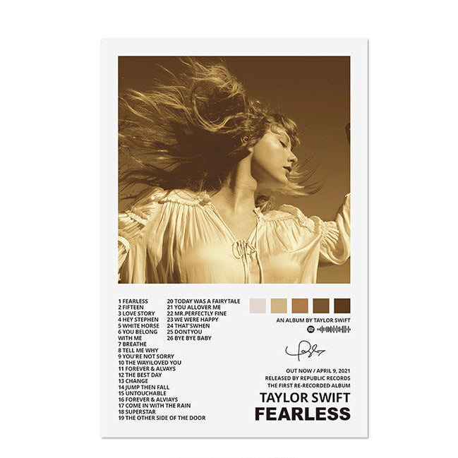 Taylor Swift album cover poster Swiftie gifts