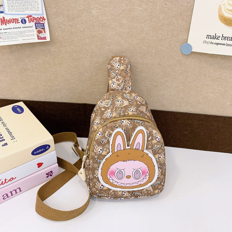 Children's Labubu chest bag cartoon labubu crossbody bag