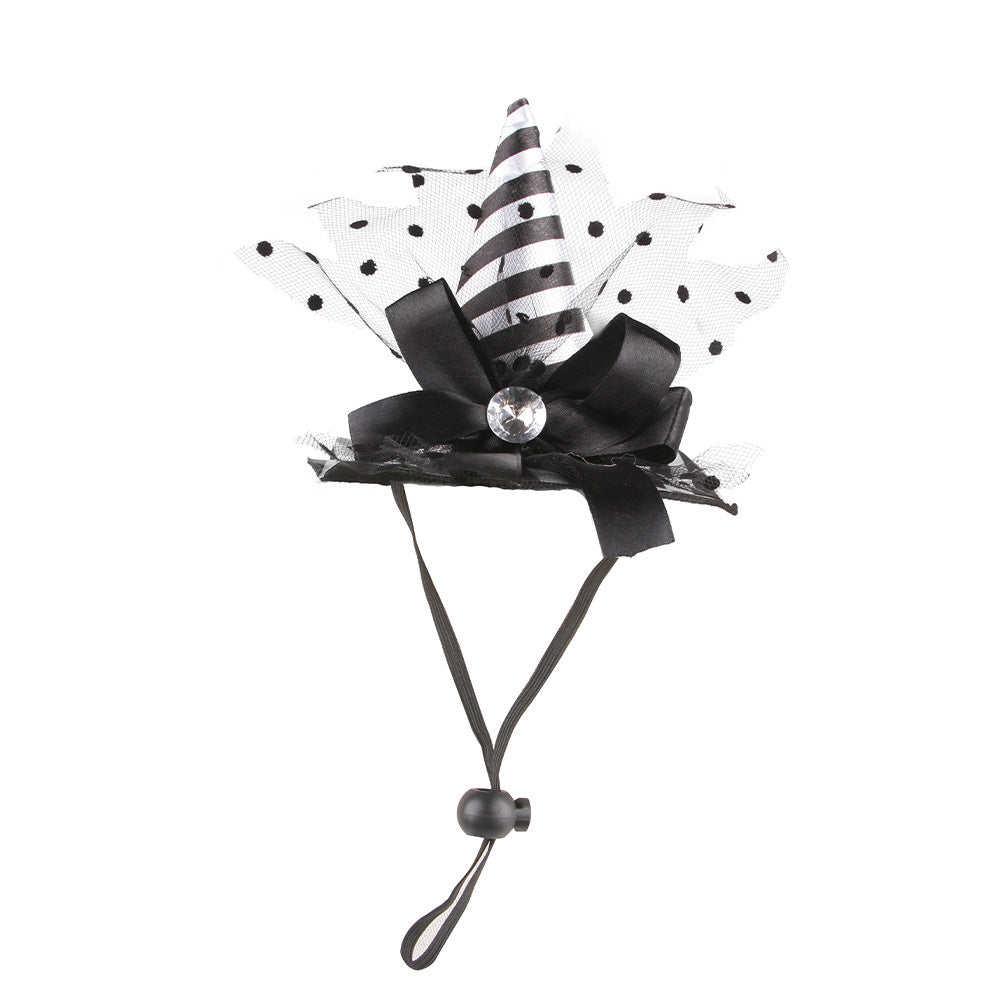 Halloween pet witch hat Puppy Kitten Halloween party dress up