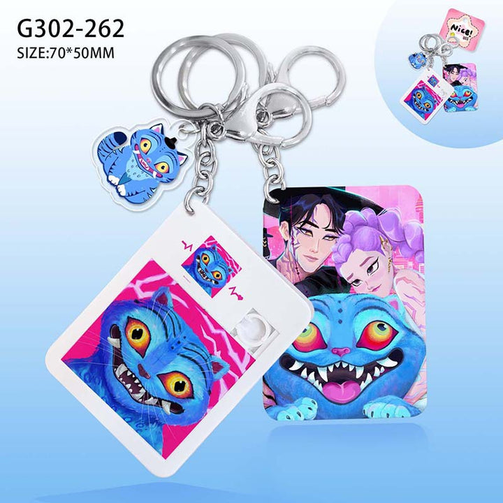 KPop Demon Hunters HUNTR/X Slide Puzzle keychain