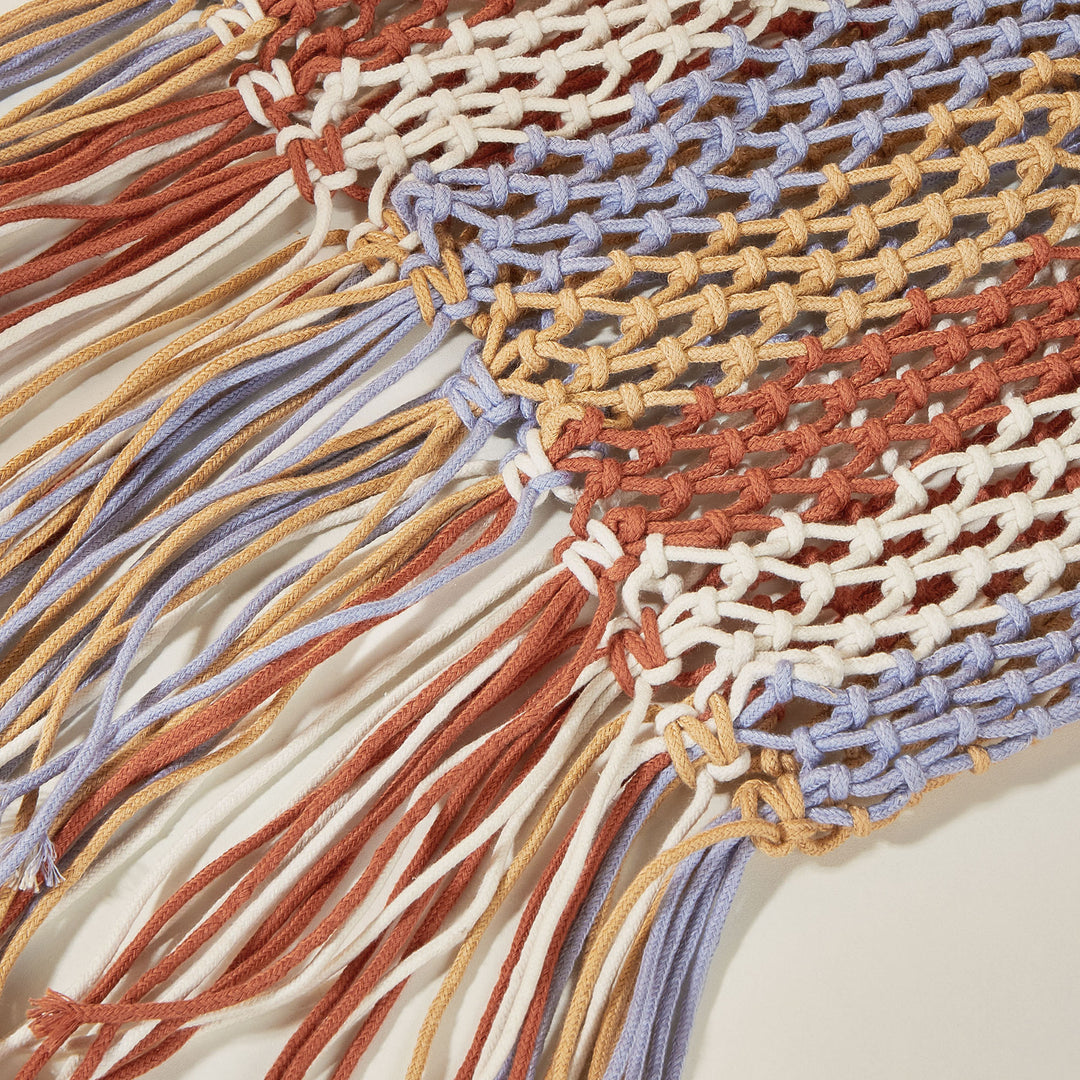 Summer ethnic style hollow handwoven shoulder bag for vacation