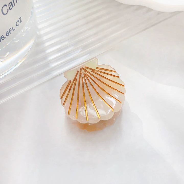Seaside Shell shape mini hair clip