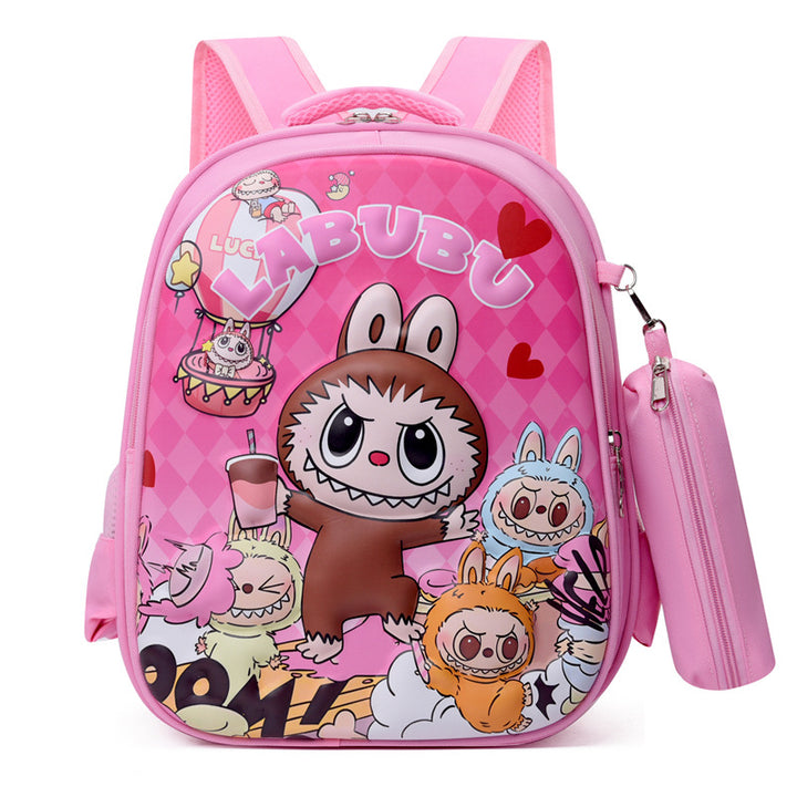 Labubu backpack students schoolbag