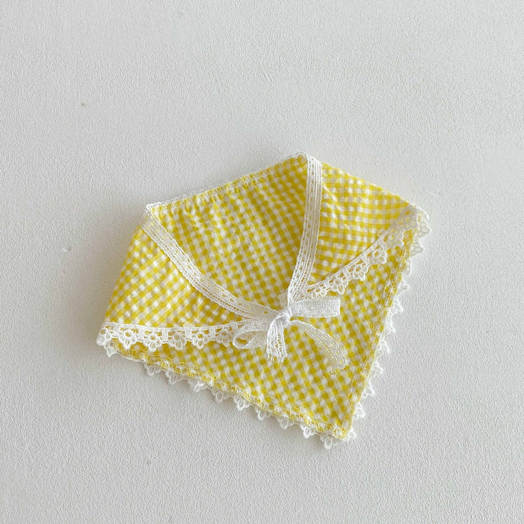 Baby girl summer cute duck yellow plaid romper sleeveless bodysuit