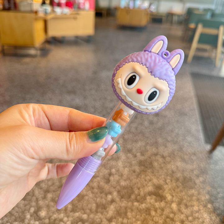 Labubu ballpoint pen with labubu cute patch