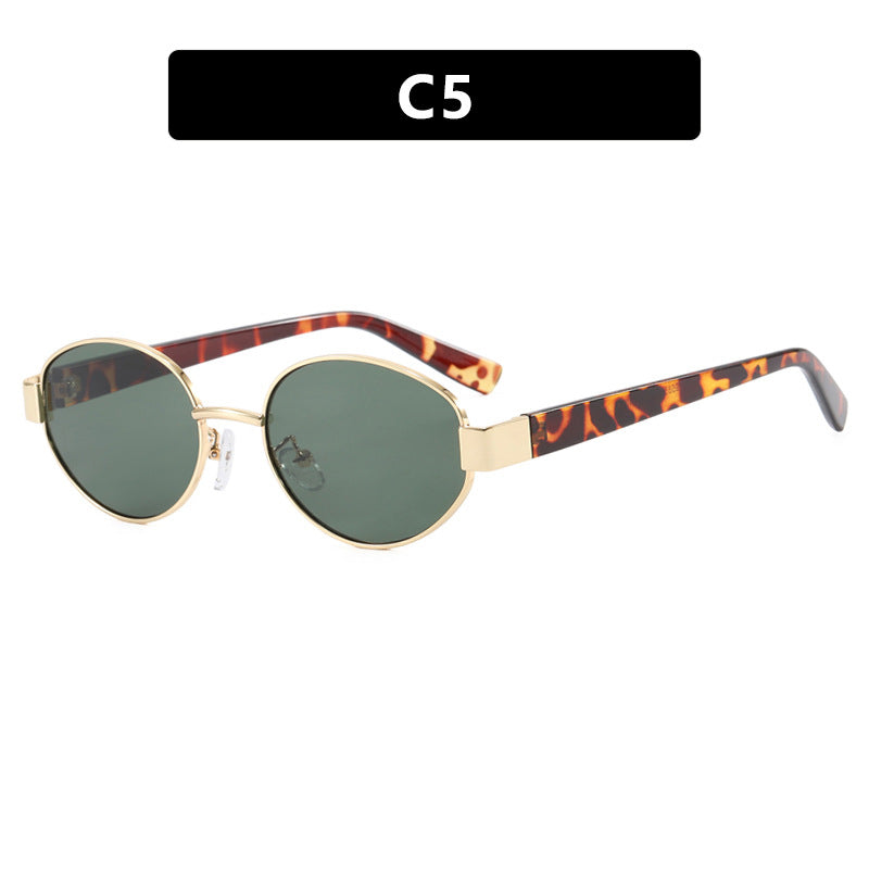 Retro Oval Sunglasses for Women