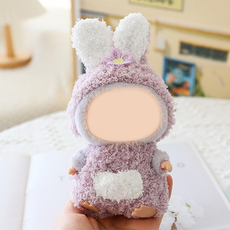 Labubu Furry cute animal clothing dolls Costume clothes