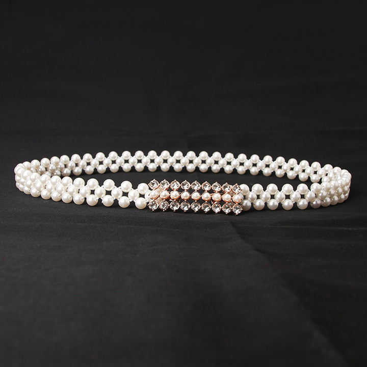 Women's Pearl Elastic Belt
