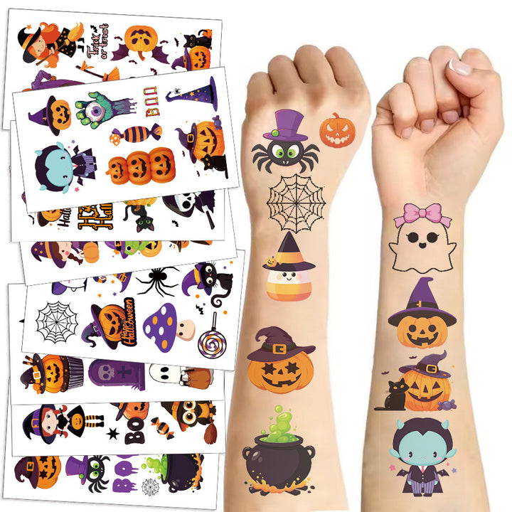 Halloween Temporary Tattoo Stickers for Kids-10 Sheets