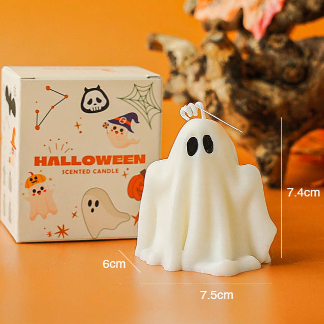 Halloween cute ghost handmade scented candles Halloween gift