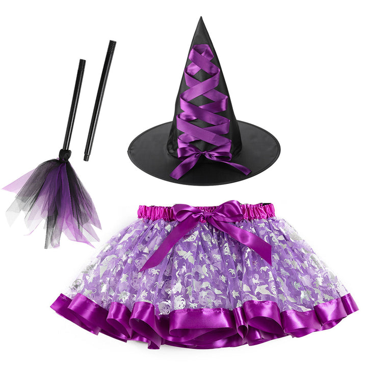 Halloween little devil mesh tutu skirt Halloween costumes
